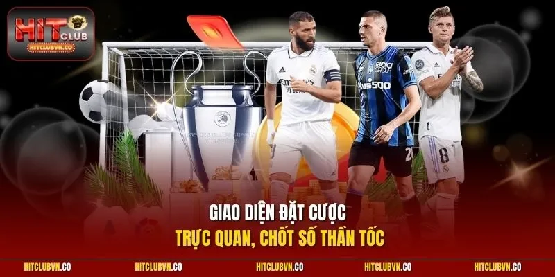 Giao diện đặt cược trực quan, chốt số thần tốc