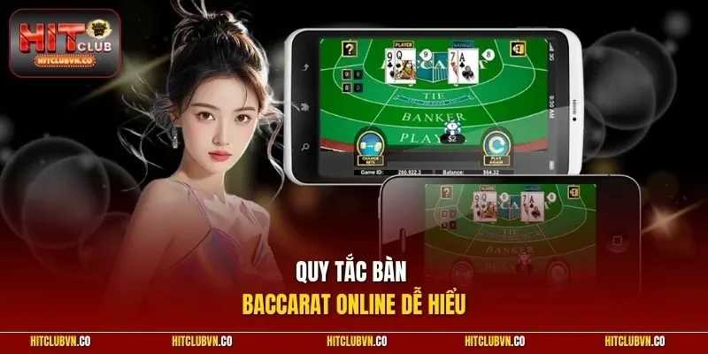 Quy tắc bàn Baccarat online dễ hiểu